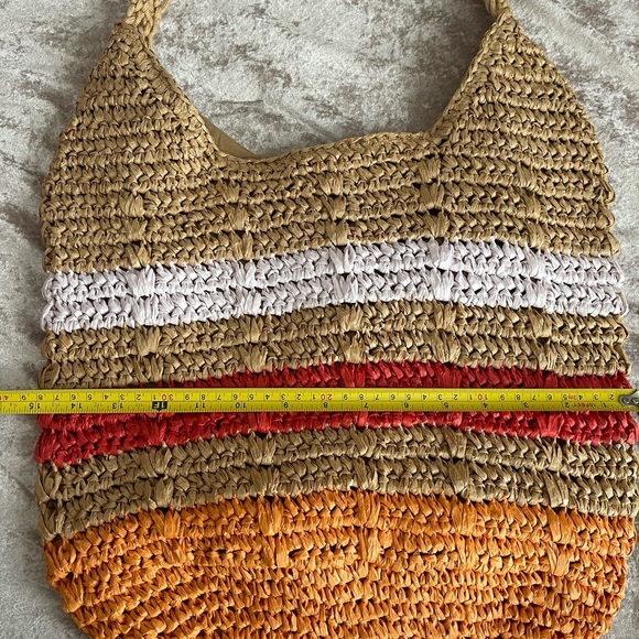 Universal Thread Goods Co. multi colored crossbody straw bag - Picture 7 of 9